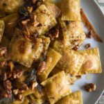 Pumpkin Ravioli with Orange & Sage Sauce