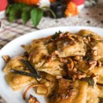 Pumpkin Ravioli with Orange & Sage Sauce