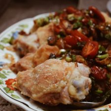 Fig And Apricot Chicken Thighs Living The Gourmet