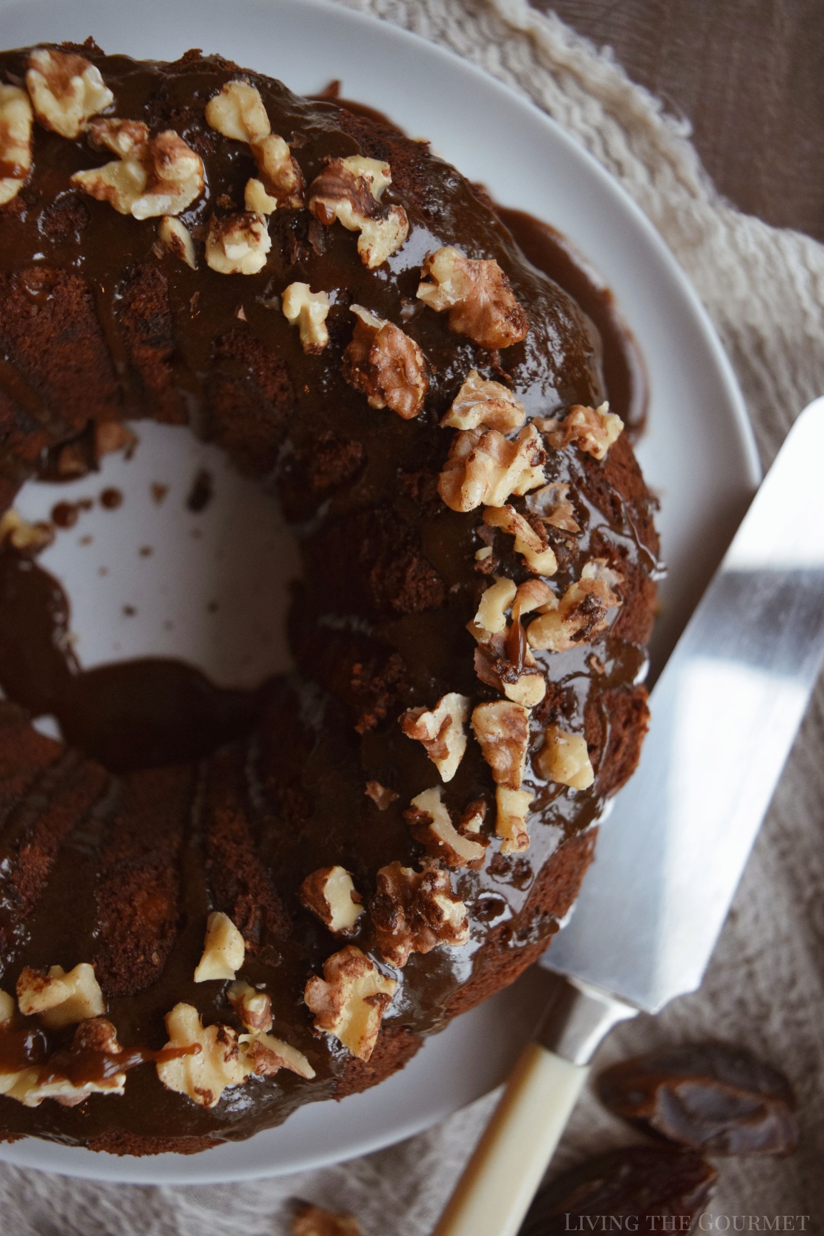 Walnut Date Bundt Coffee Cake