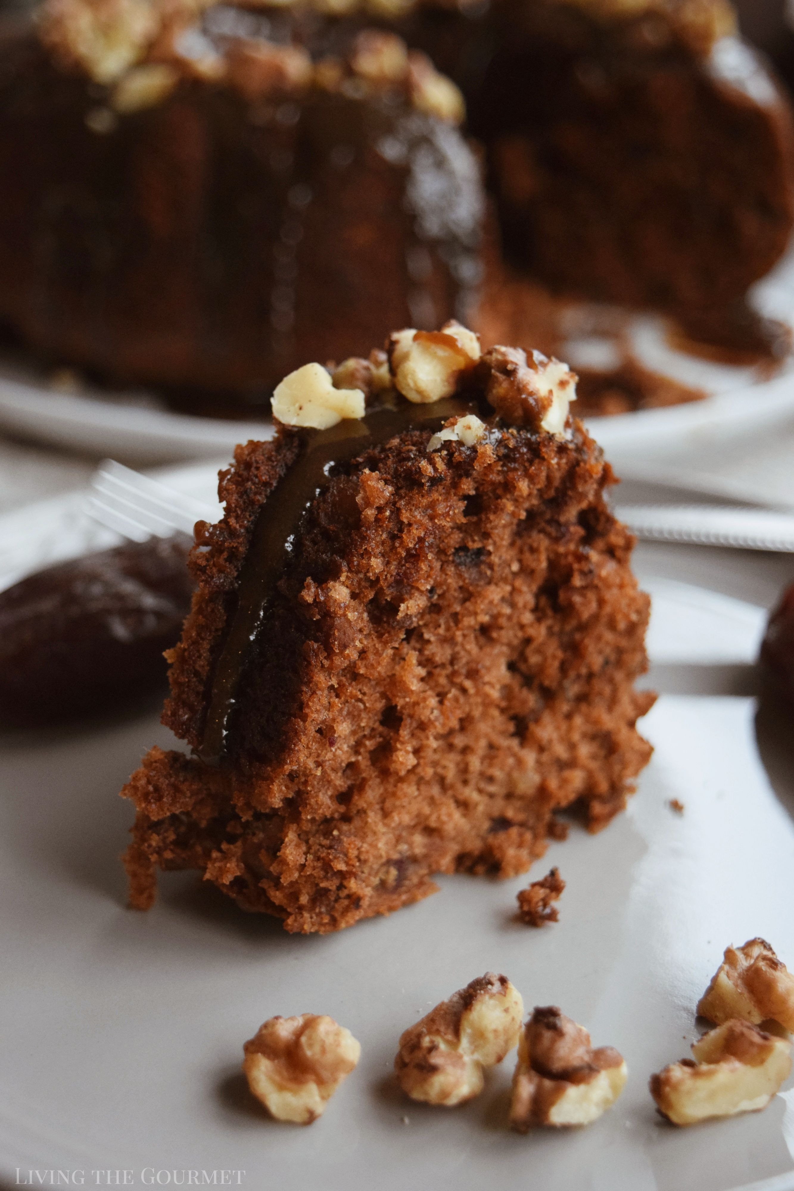 Dates Walnut Cake | Date Cake Recipe Eggless