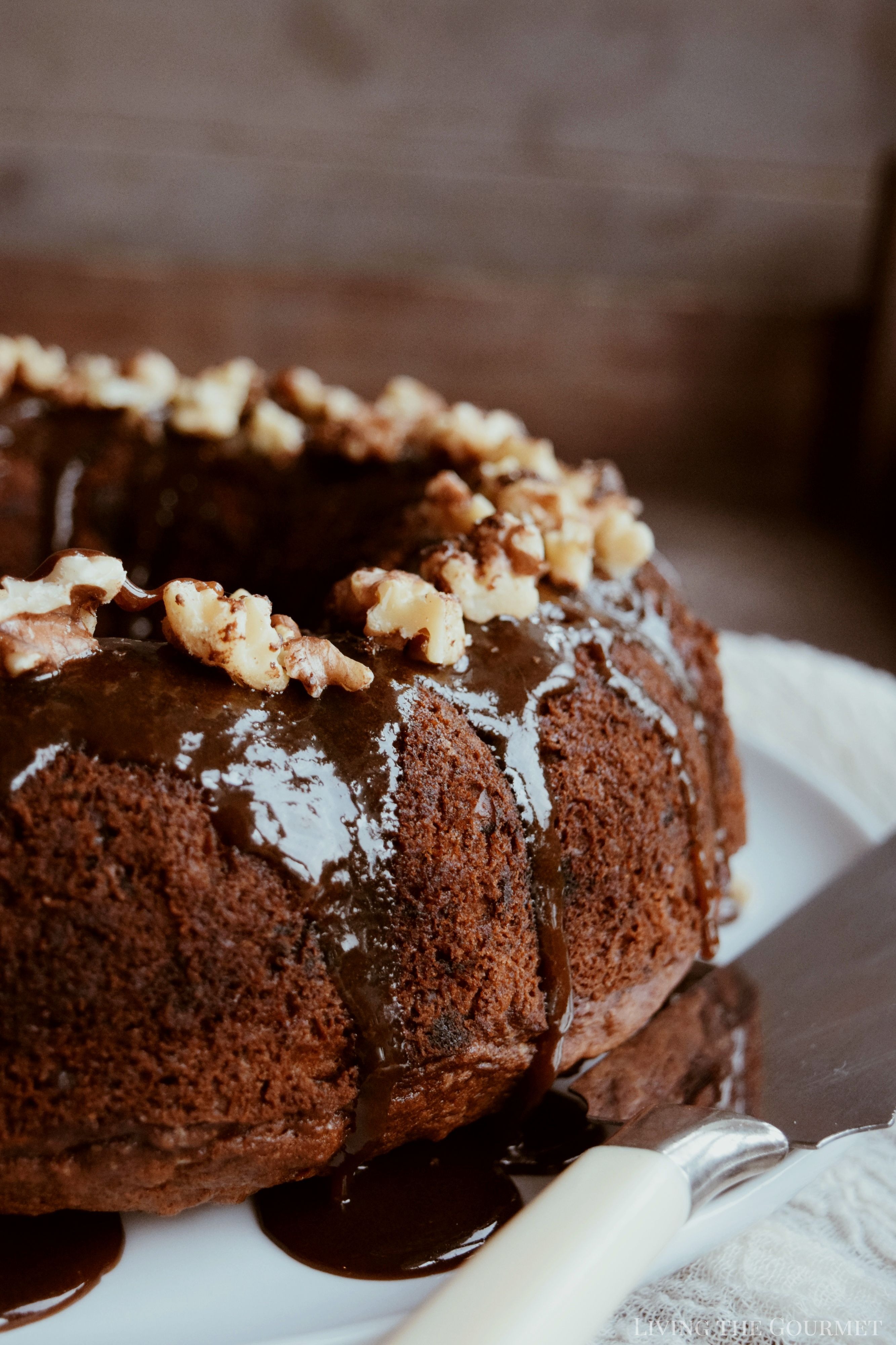 Walnut Date Bundt Coffee Cake