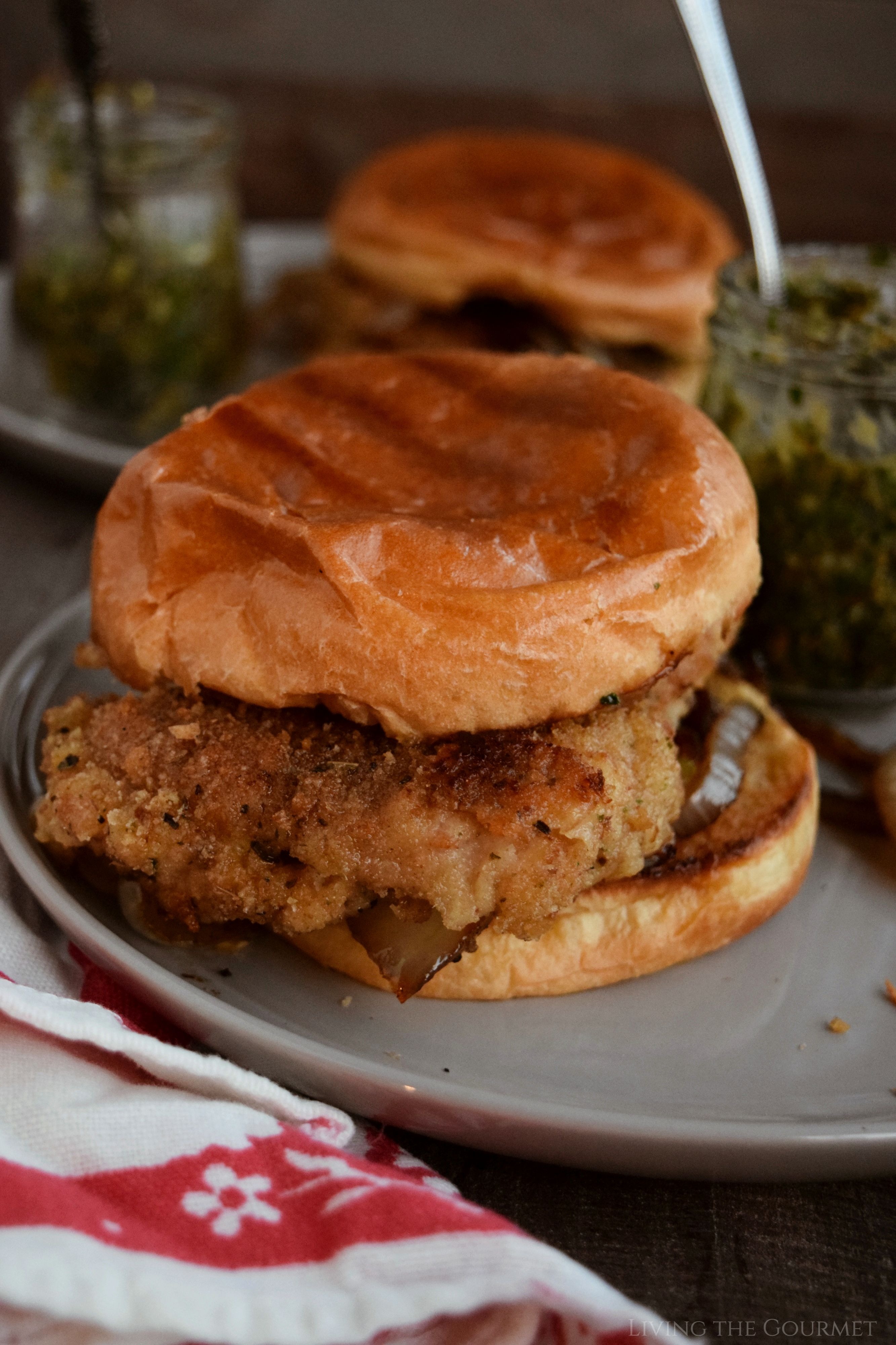 Italian Chicken Cutlet Sandwiches with Gremolata - Living The Gourmet