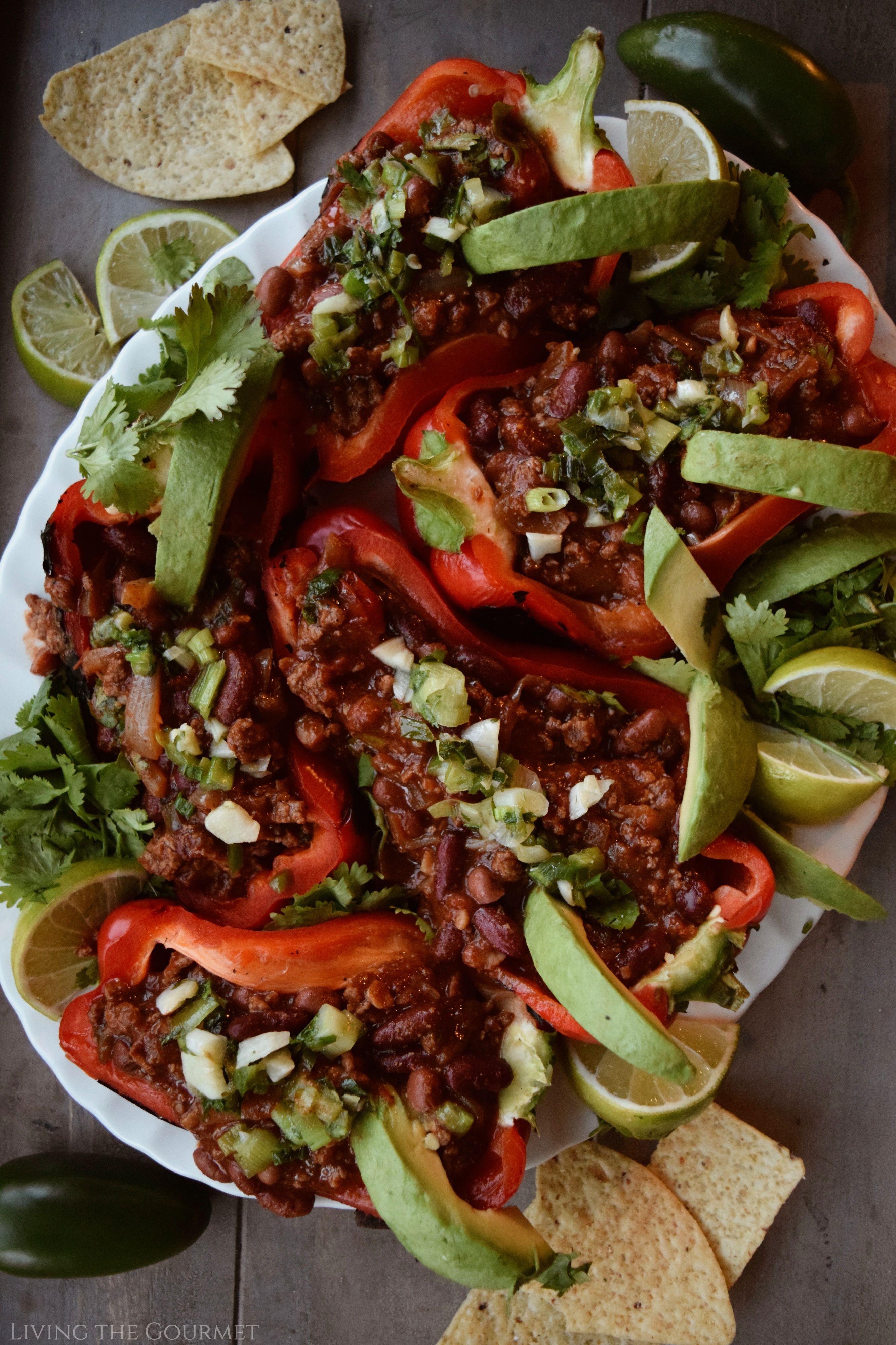 chili stuffed peppers