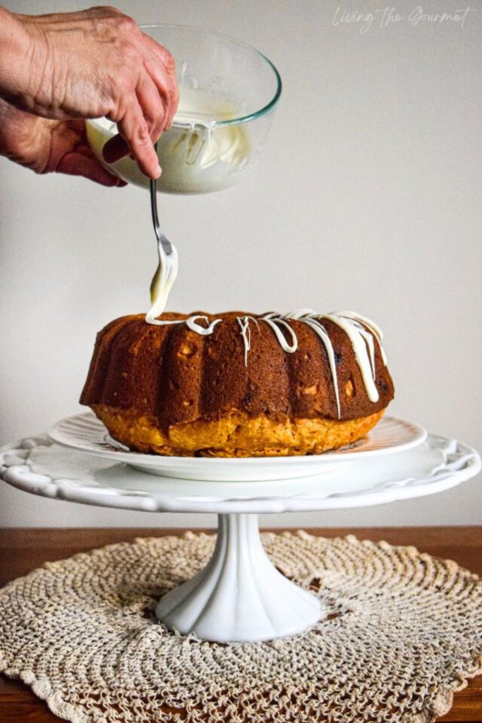 White Chocolate Pumpkin Bundt