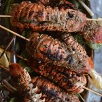 Grilled Lobster Tails and Sweet Tea