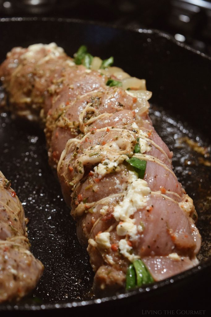 Mozzarella and Spinach Stuffed Pork Tenderloin featuring Hatfield