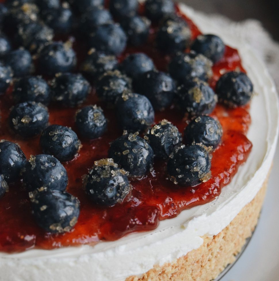 NoBake Whipped Cream Cheesecake Living The Gourmet