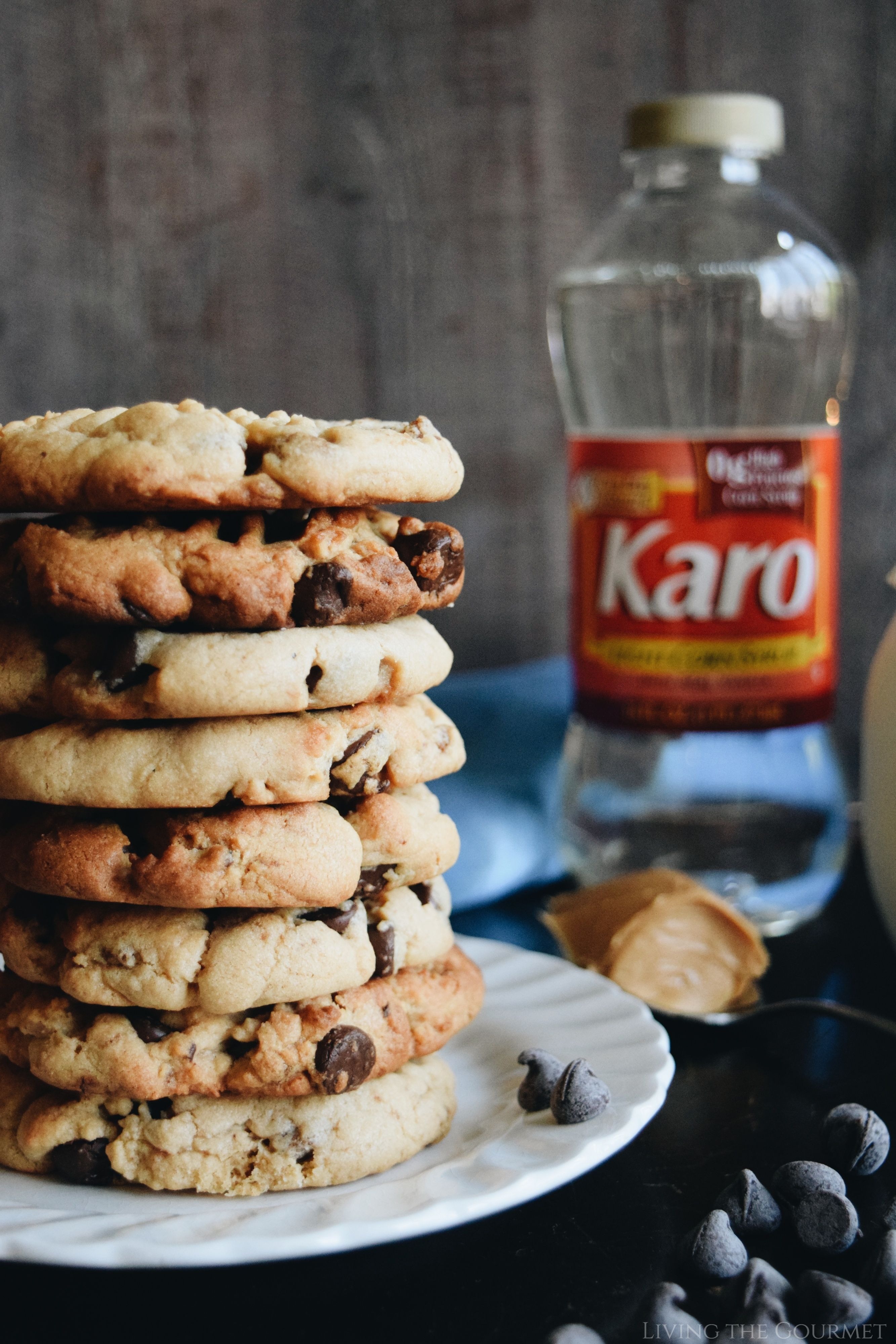 Chewy Peanut Butter Chocolate Chip Cookies - Living The Gourmet