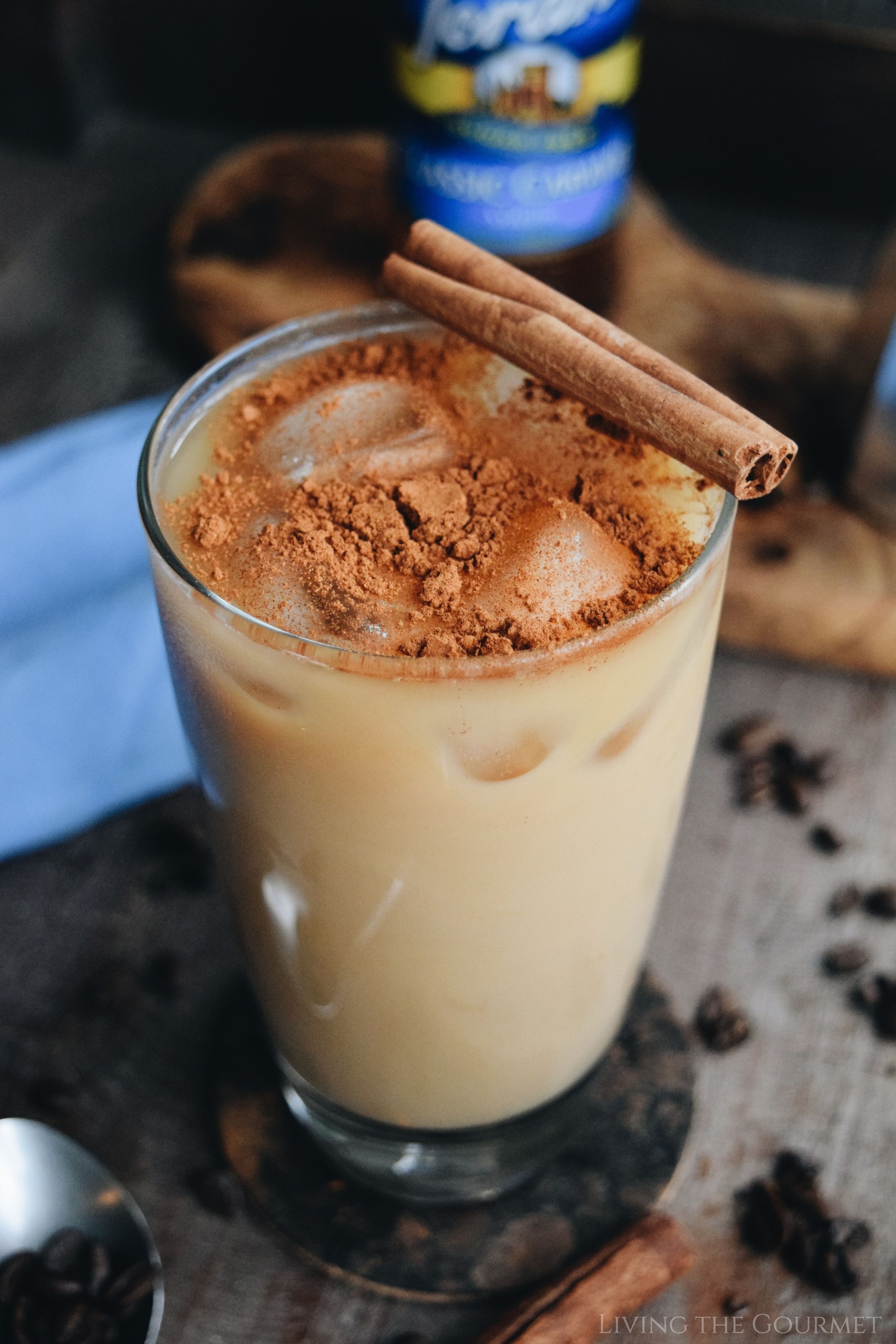 Iced Caramel Cinnamon Bulletproof Coffee - Living The Gourmet