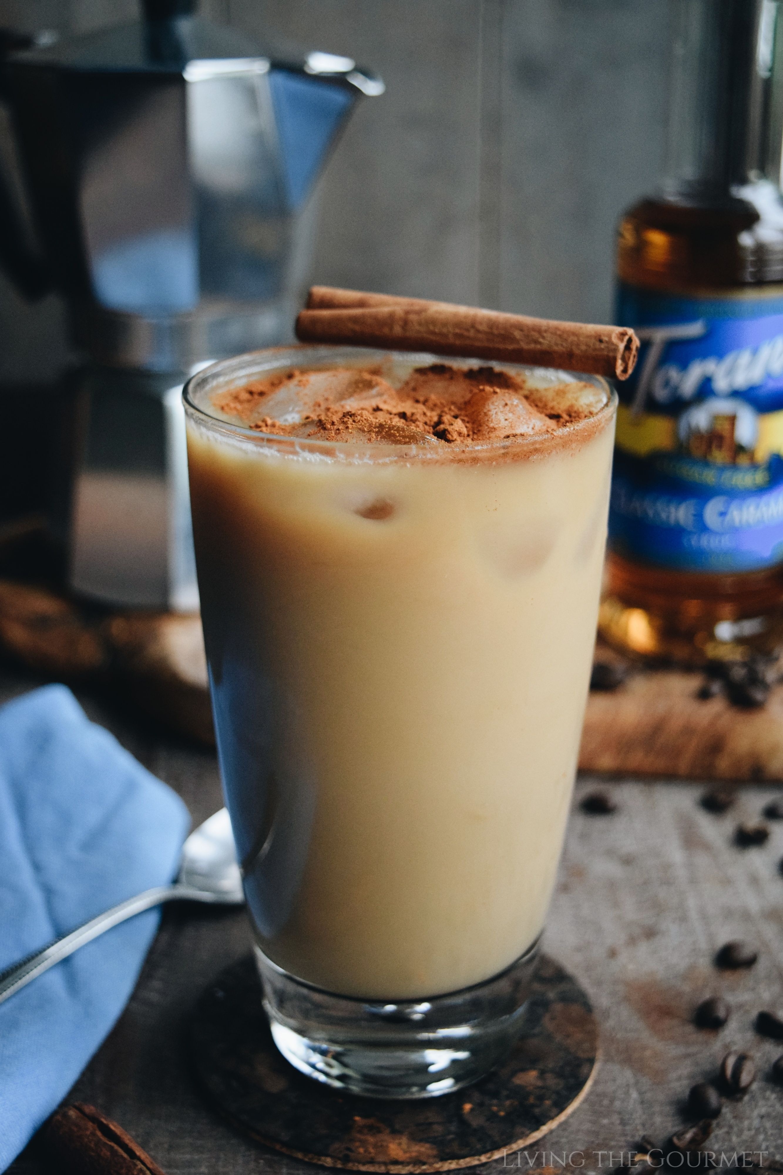 Iced Caramel Cinnamon Bulletproof Coffee - Living The Gourmet