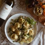Pesto Tortellini with Summer Peas and Pine Nuts featuring Yarden Wines