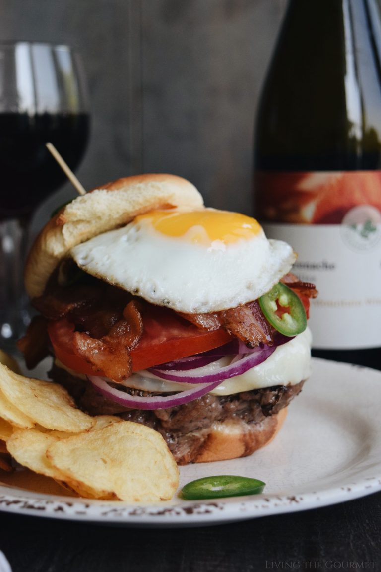 Ultimate Summer Cheeseburger featuring Yarden Wines - Living The Gourmet