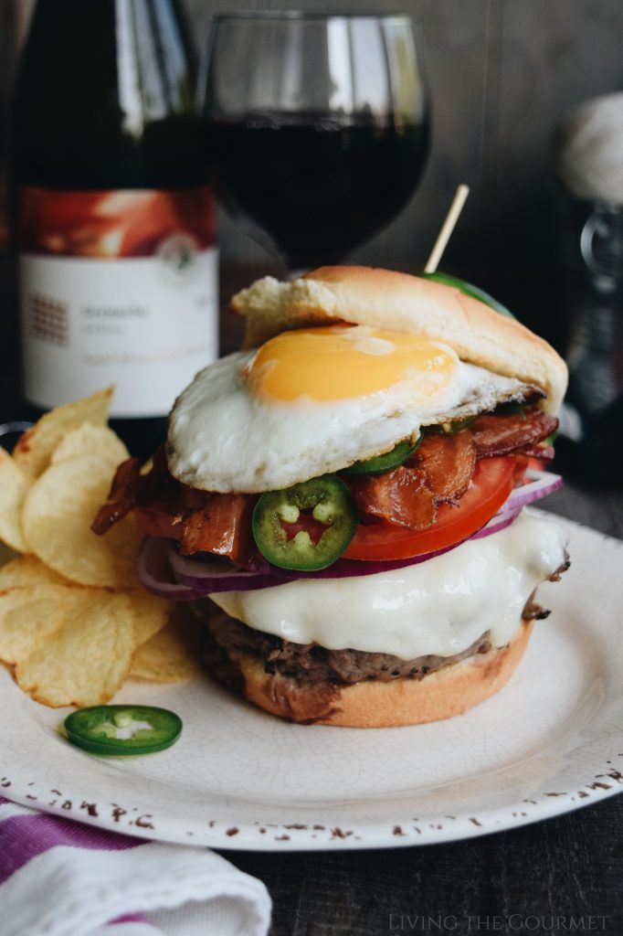 Ultimate Summer Cheeseburger featuring Yarden Wines - Living The Gourmet