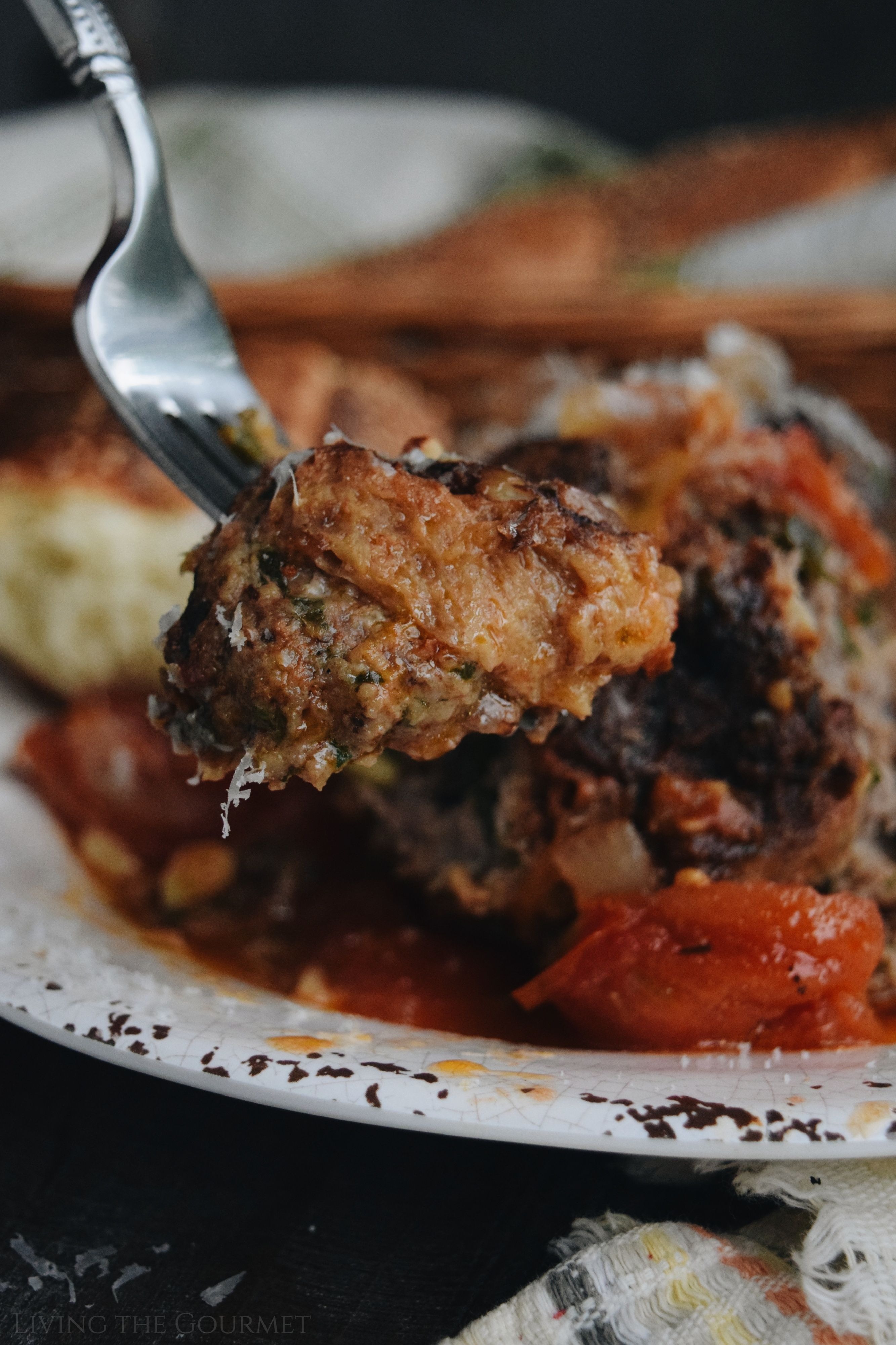 Meatballs with Pignoli Nuts & Raisins Living The Gourmet