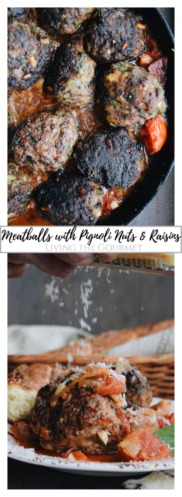 Meatballs with Pignoli Nuts & Raisins Living The Gourmet