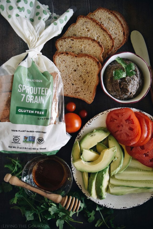 Black Bean Veggie Sandwich Living The Gourmet