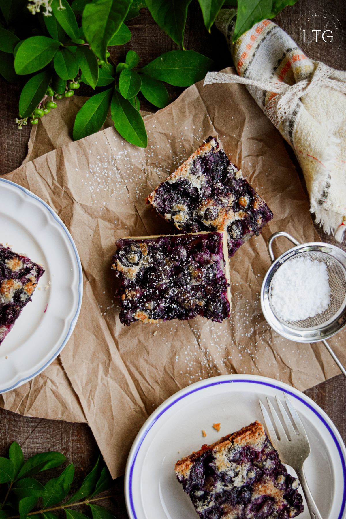 Blueberry Shortbread Bars