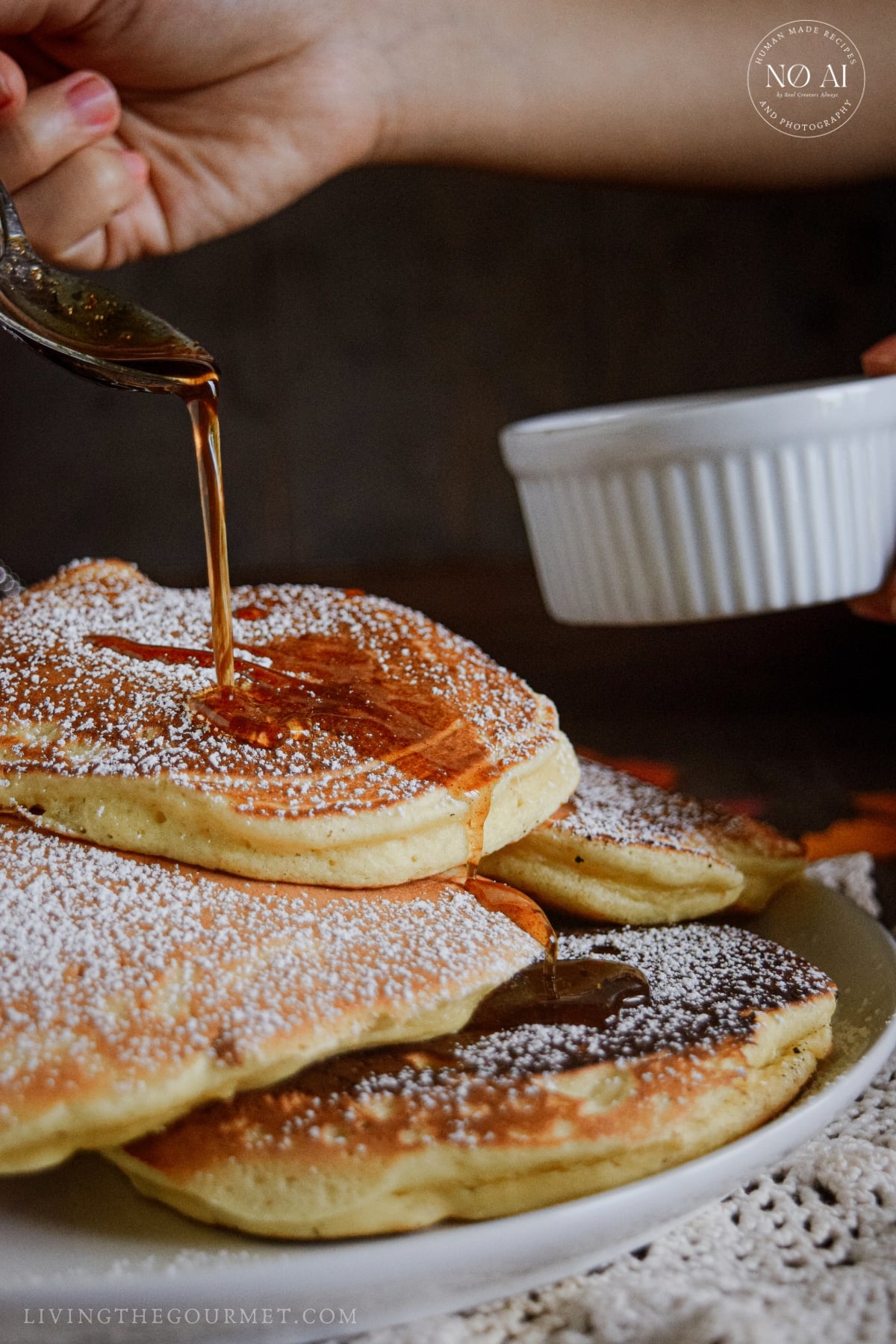 Drizzle of Pumpkin Spice Maple Syrup