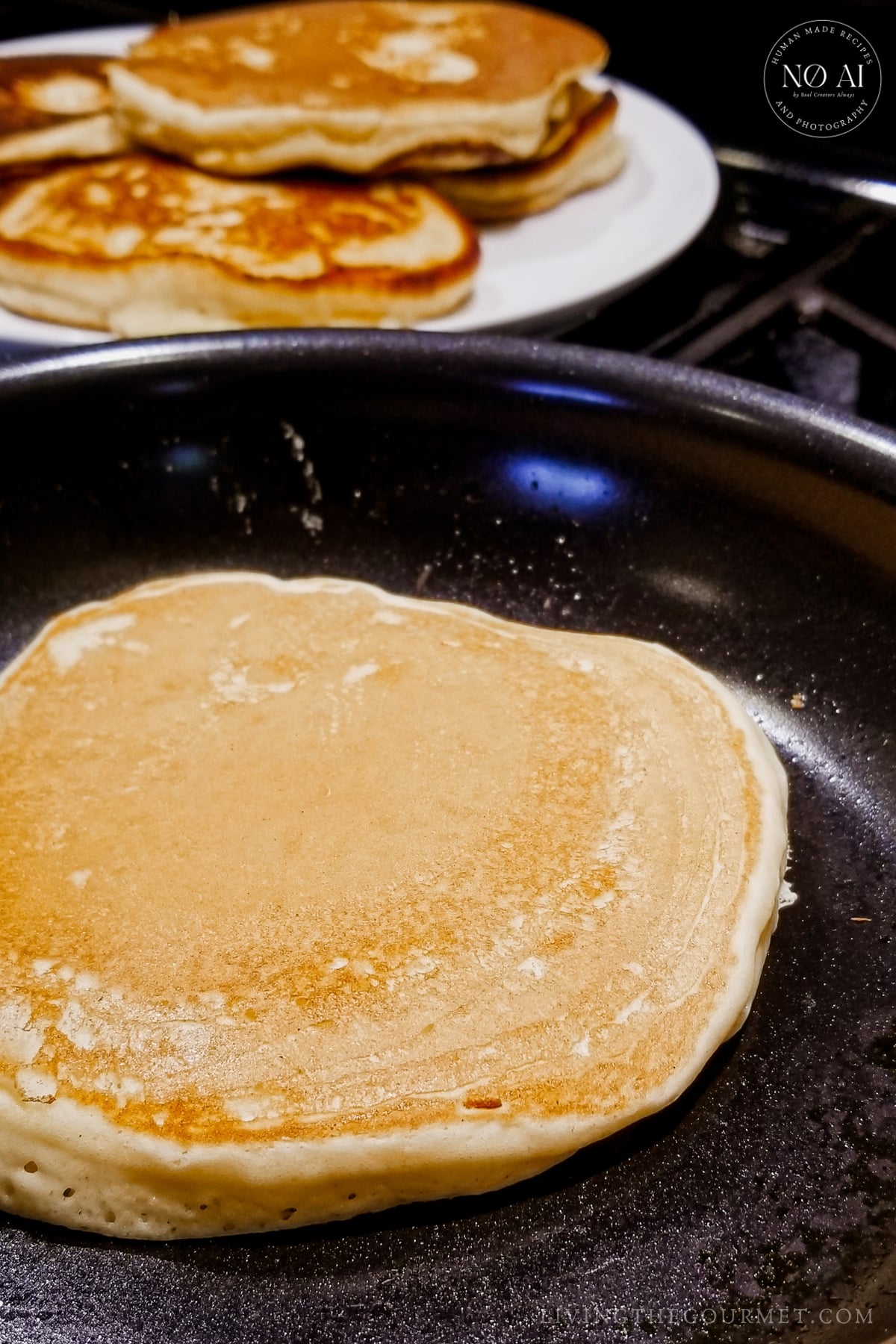 Diner-style pancakes at home