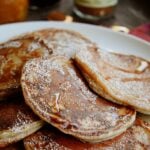 Diner-Style Pancakes with Pumpkin Spice Maple Syrup