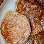 Diner-Style Pancakes with Pumpkin Spice Maple Syrup