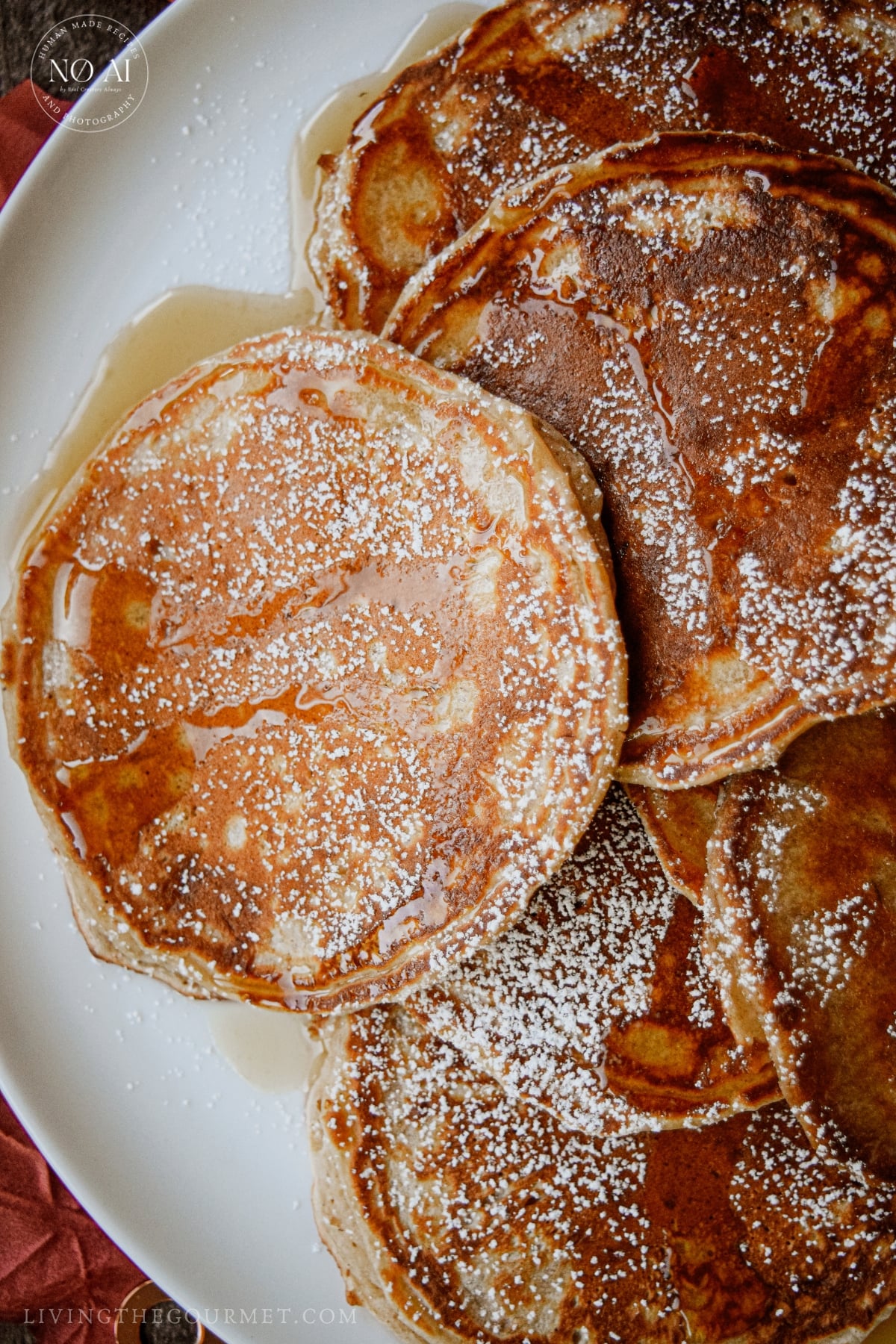 Diner-Style Pancakes with Pumpkin Spice Maple Syrup