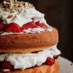 Strawberry and Cream Naked Cake