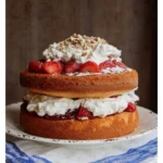 Strawberry and Cream Naked Cake