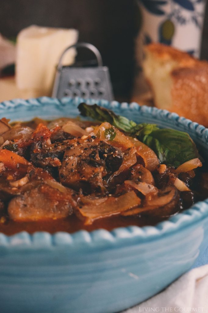 Mushroom & Tomato Stew - Living The Gourmet