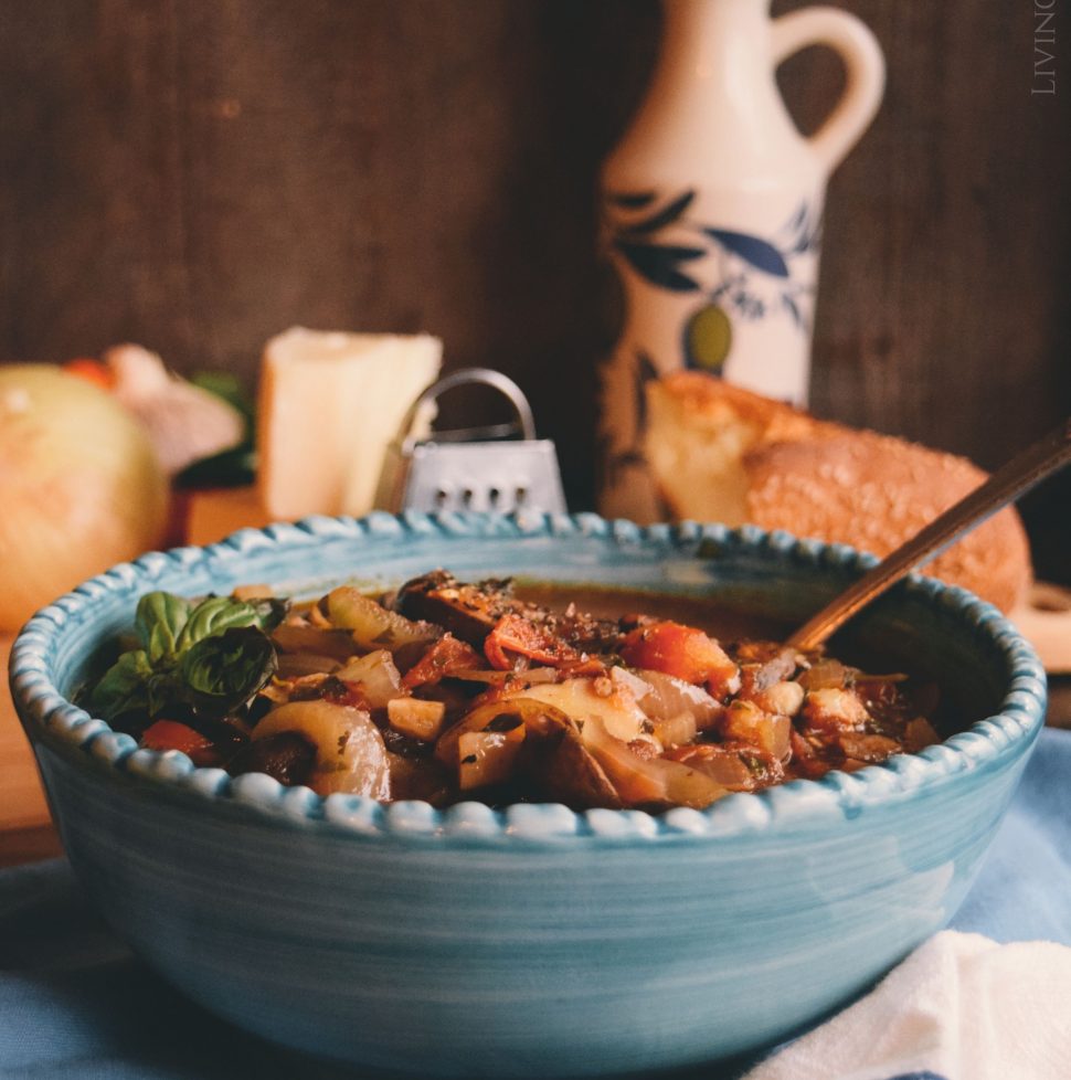 Mushroom & Tomato Stew - Living The Gourmet