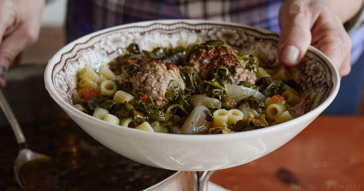 Spinach and Meatball Soup