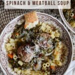 Spinach and Meatball Soup