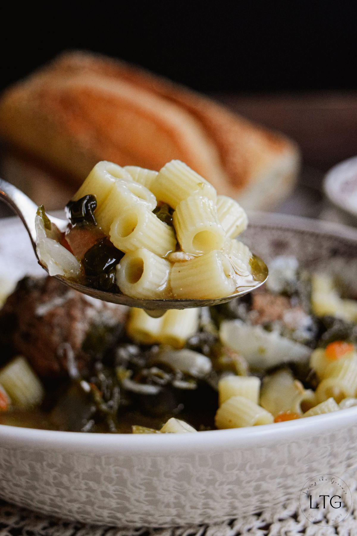 Spinach and Meatball Soup