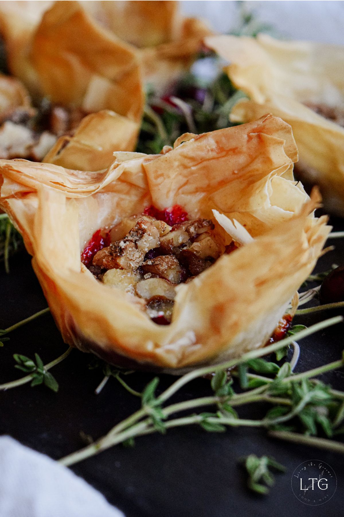 Cranberry & Jarlsberg Tartlets