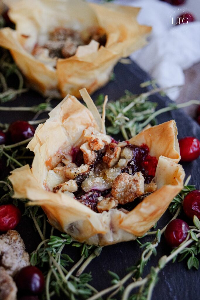 Cranberry & Jarlsberg Tartlets