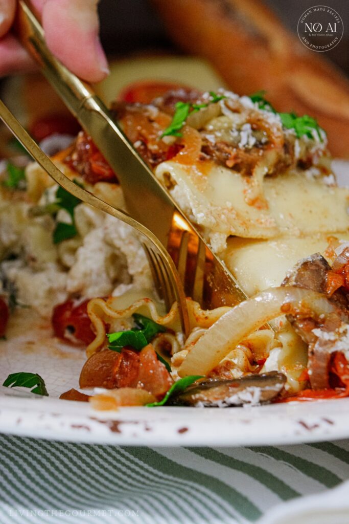 Homemade lasagna rollups