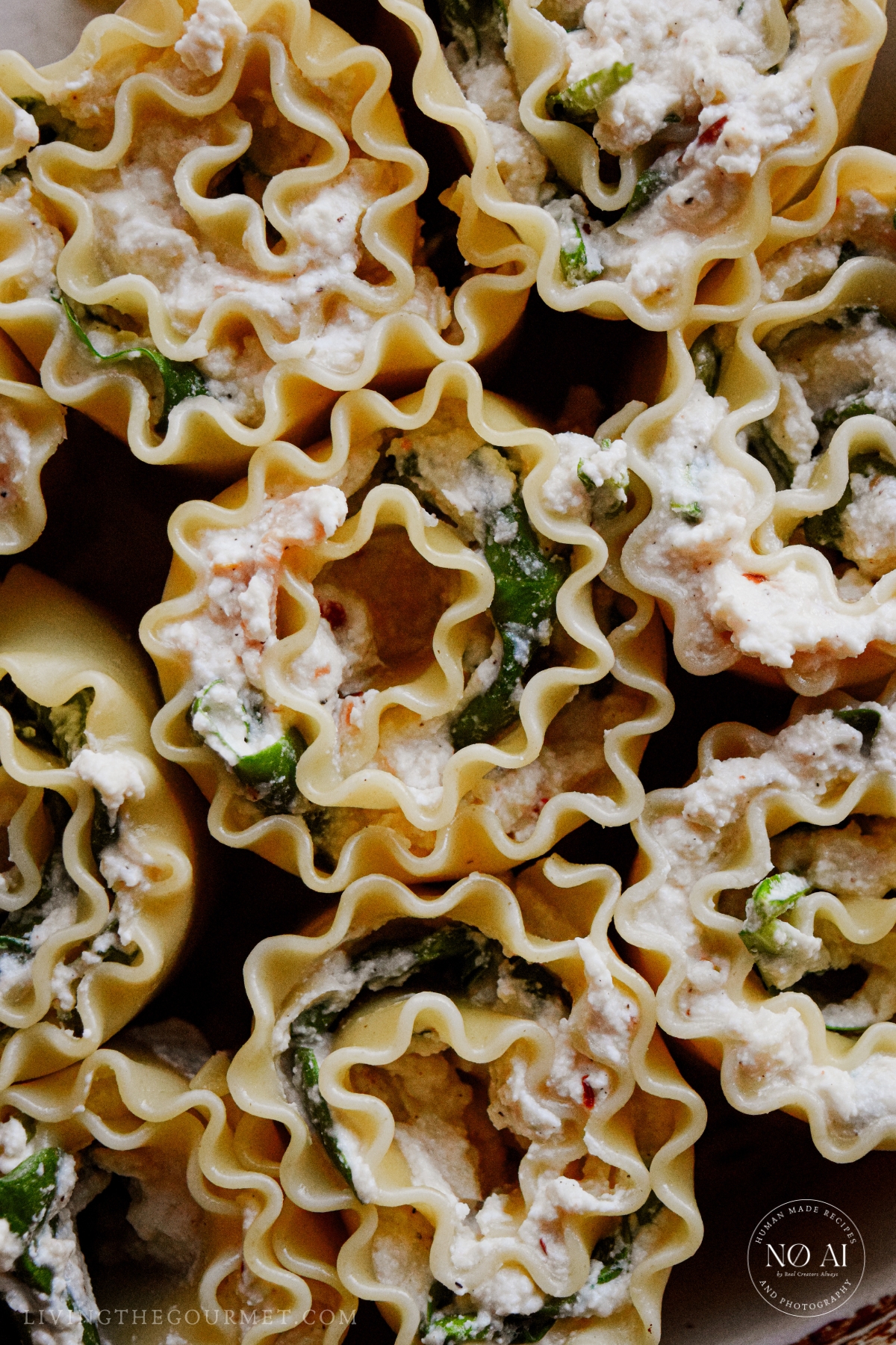 Making Crab Lasagna Rollups with Jarlsberg Cheese