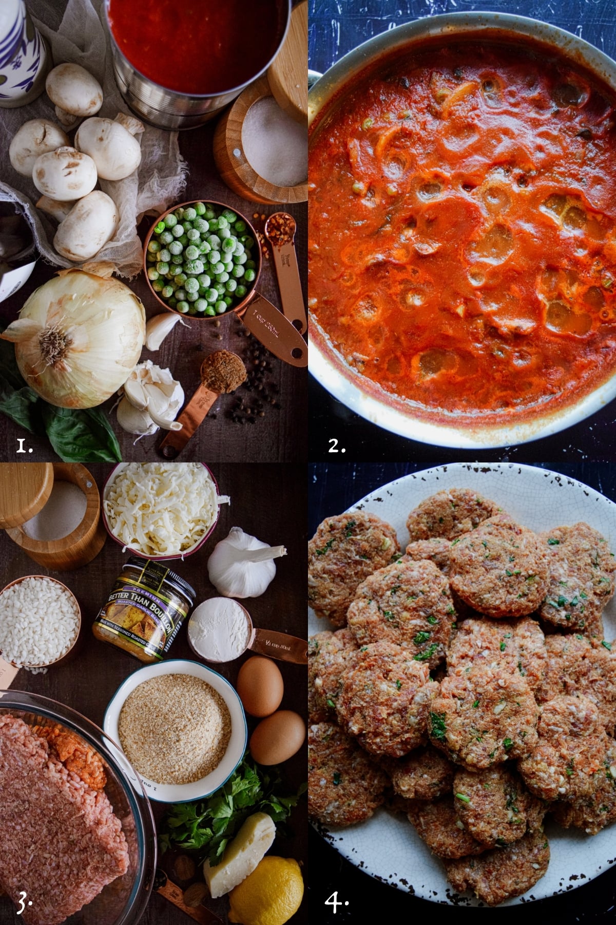 Neapolitan Risotto process shots