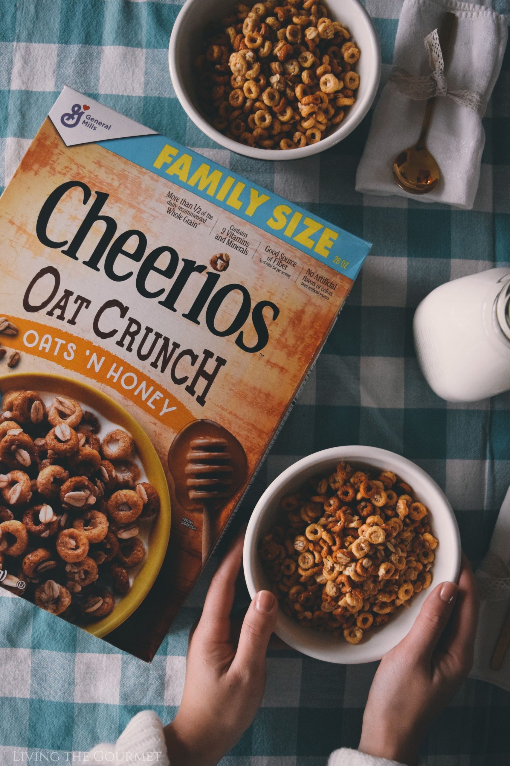 General Mills Cheerios Oat Crunch Breakfast Cereal, Oats 'N Honey