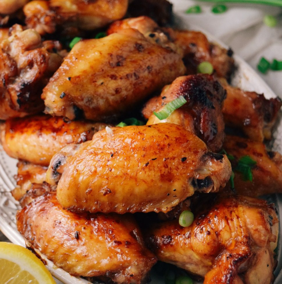 Asian Style Chicken Wings Living The Gourmet   Mazola Chicken Wings 13 970x978 