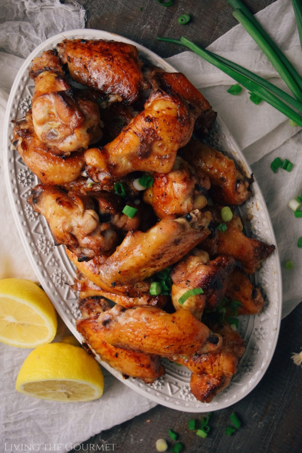 Asian Style Chicken Wings - Living The Gourmet