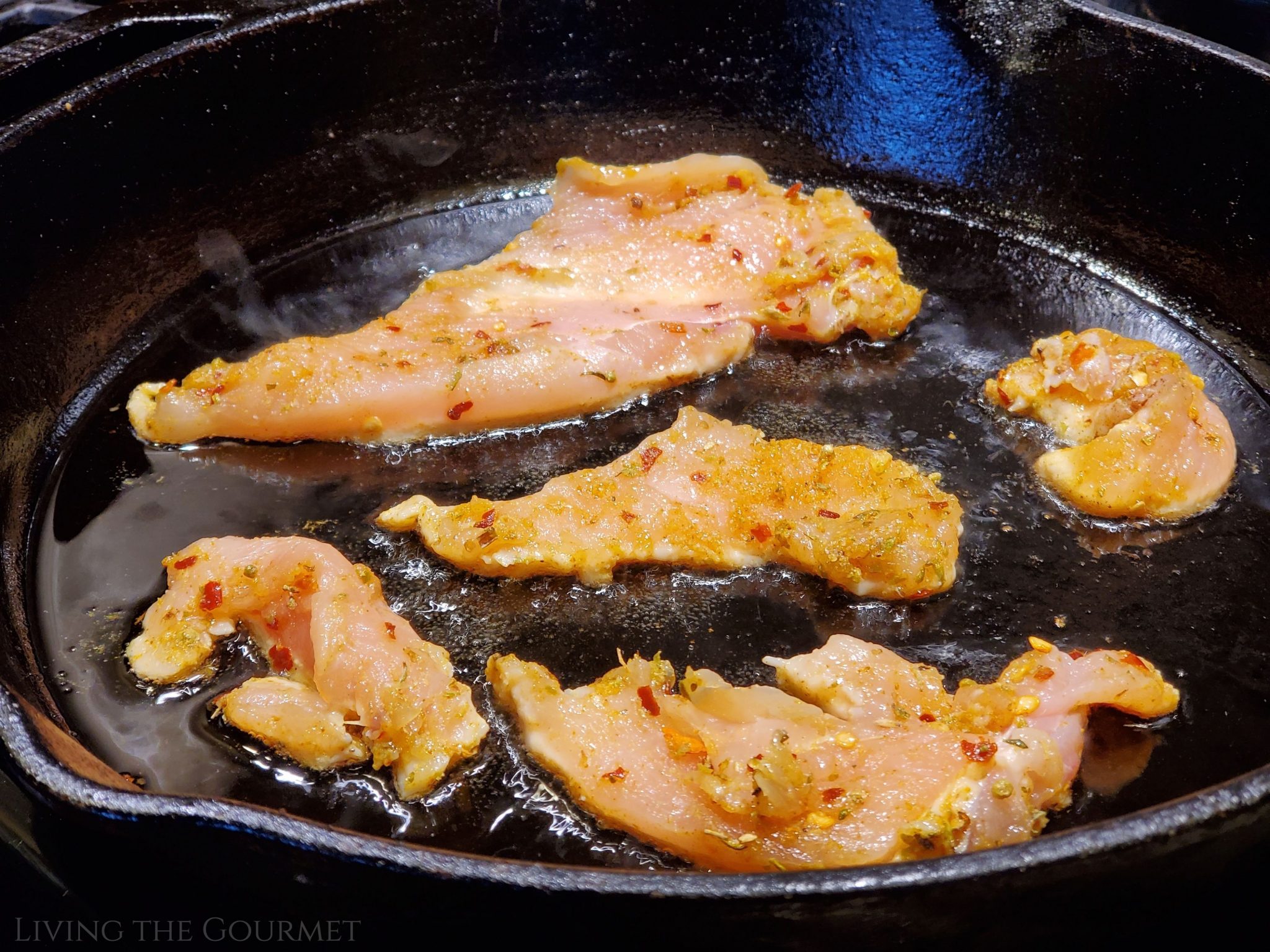 Cayenne Chicken Strips with a Balsamic Glaze Living The Gourmet