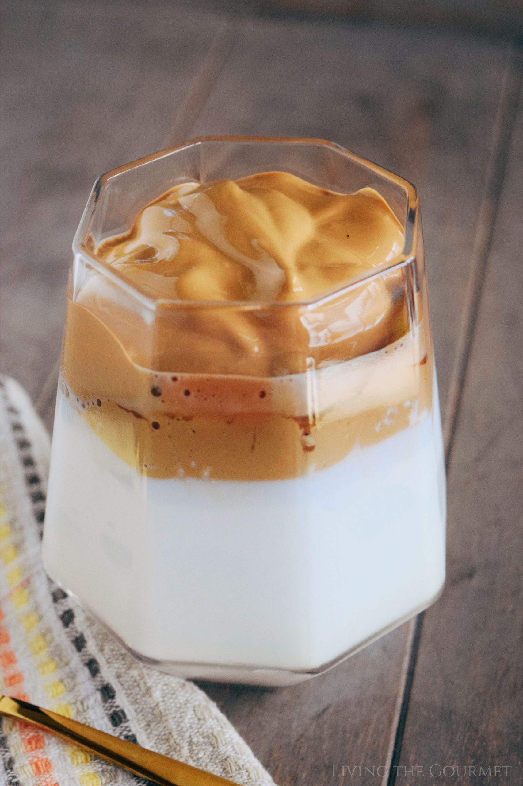 Whipped store coffee drink