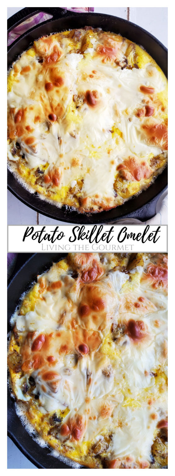 Potato Skillet Omelet - Living The Gourmet