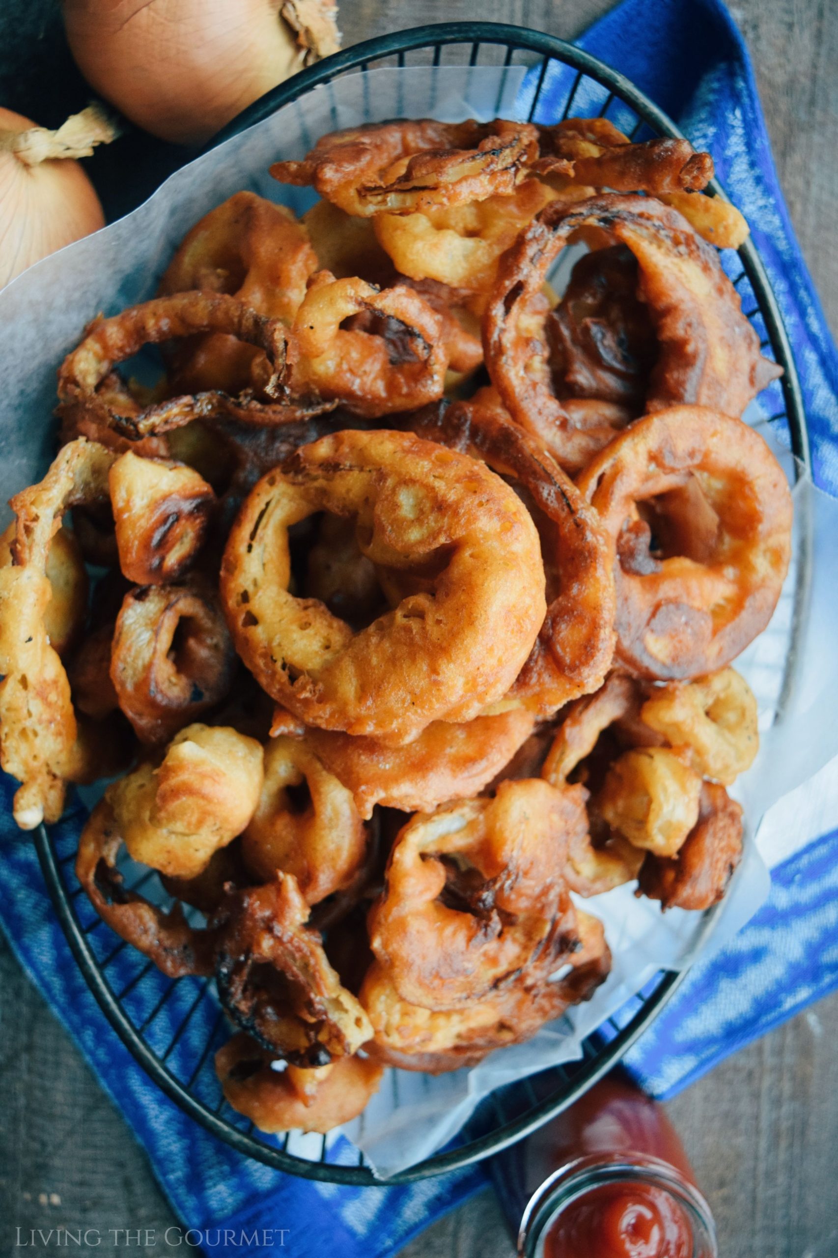 Beer Battered Onion Rings and Buttermilk Ranch Dressing - Joy the Baker
