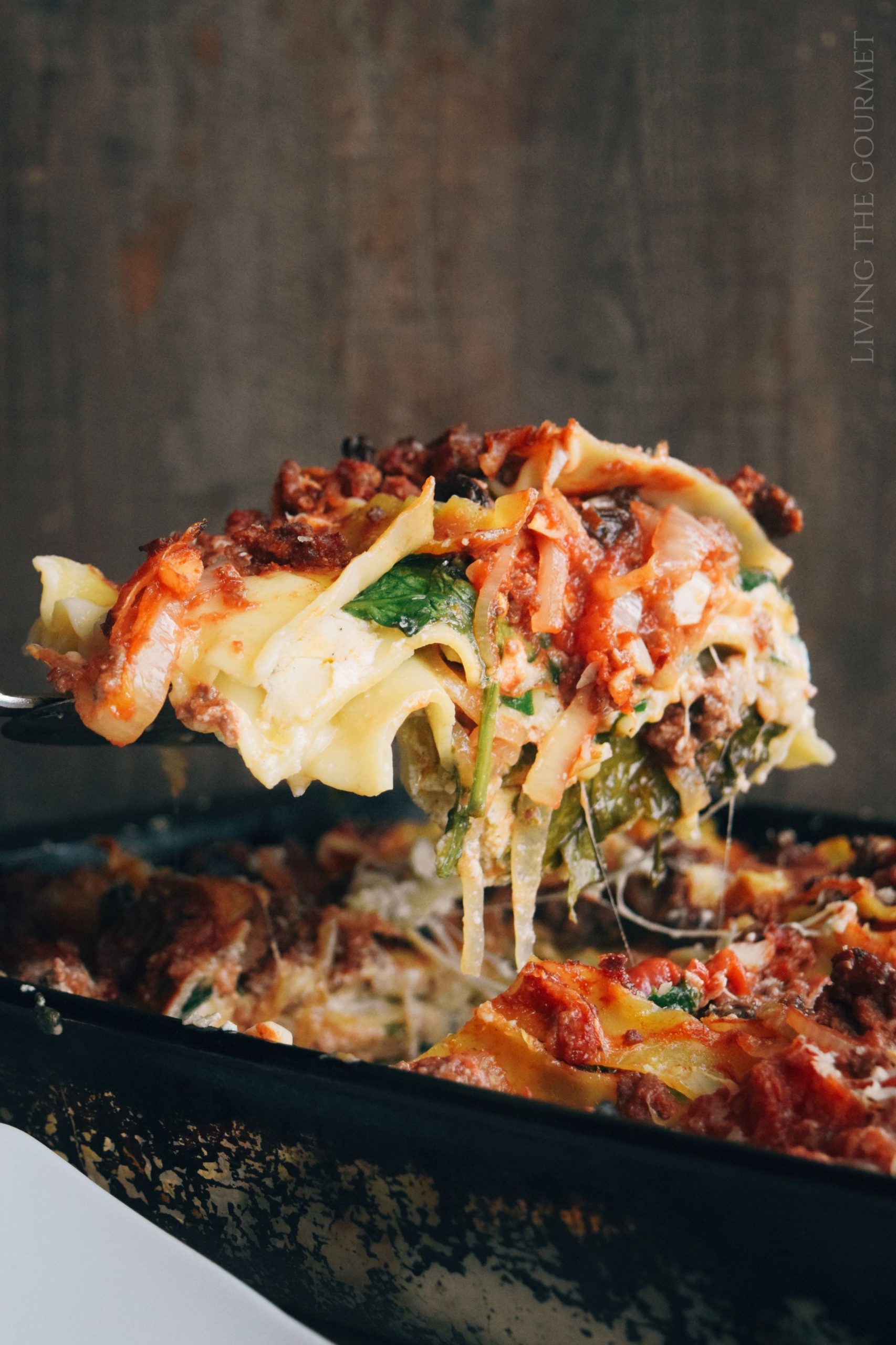 Sweet Mediterranean Style Lasagna - Living The Gourmet
