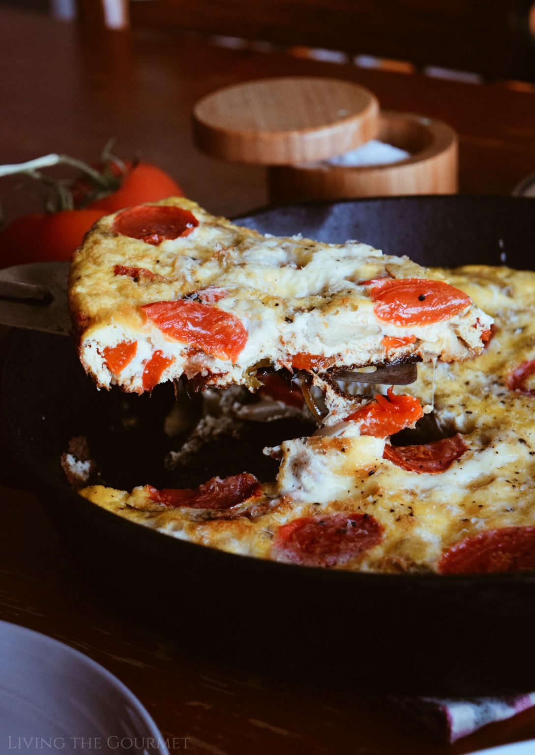 Italian Omelet - Living The Gourmet