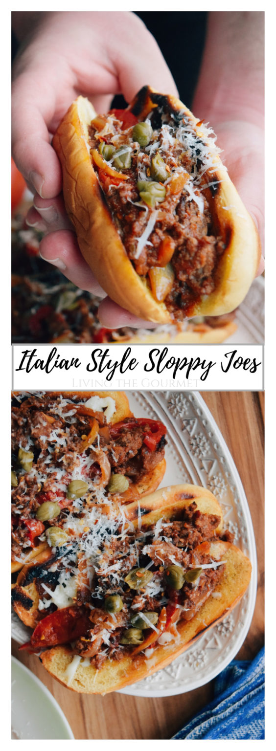 Italian Style Sloppy Joes - Living The Gourmet