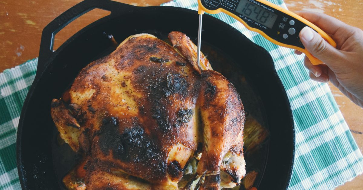 Garlic and Basil Roast Chicken